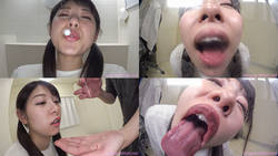 Rena Aoi - Smell of Her Erotic Long Tongue and Spit Part 1