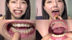 [Tooth, mouth, tongue tongue] popular actress Yui Natsuhara&#39;s very rare mouth tongue tongue work!