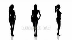 Image CG woman silhouette